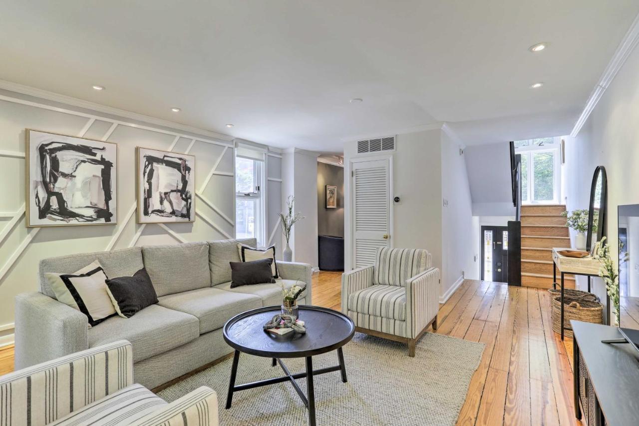 Philly Townhome With Private Patio And City Views فيلادلفيا المظهر الخارجي الصورة