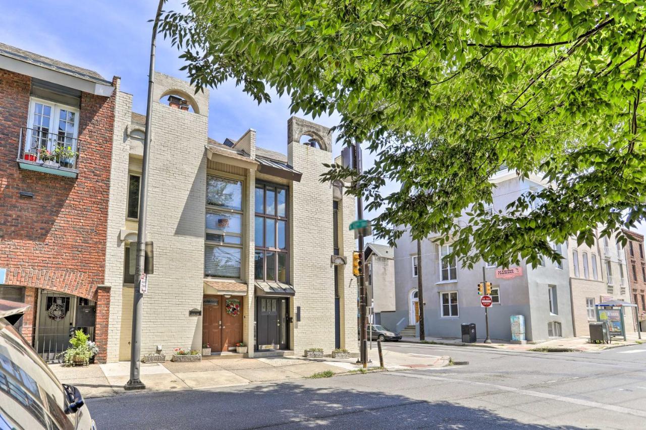 Philly Townhome With Private Patio And City Views فيلادلفيا المظهر الخارجي الصورة